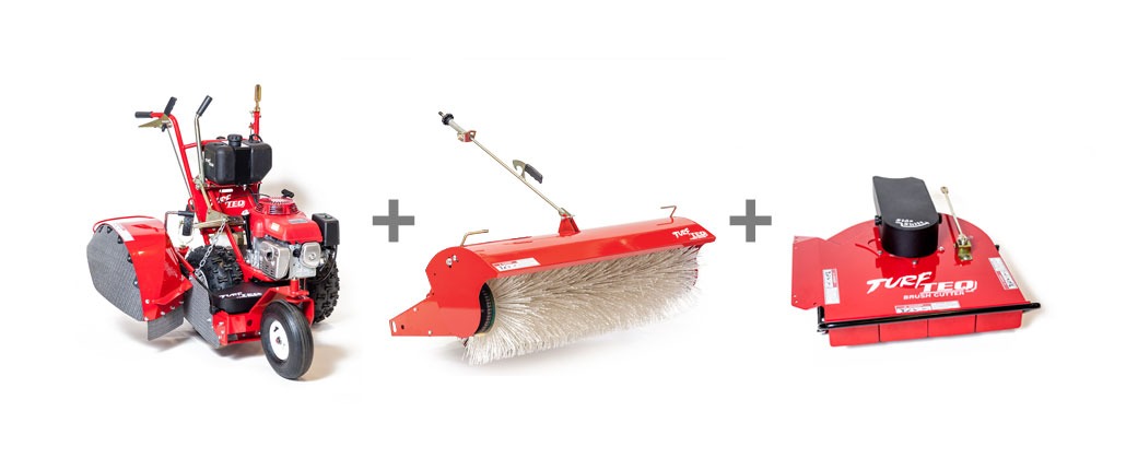 Power Broom - Professional Grounds Care Equipment - Turf Teq