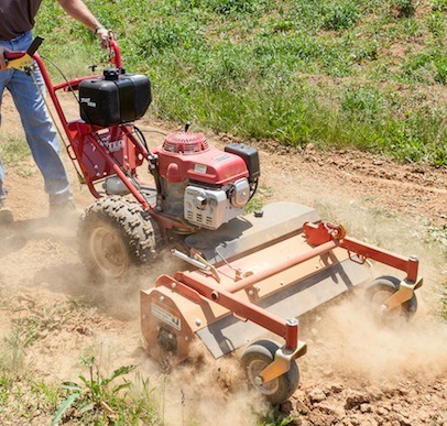 Power shop yard rake